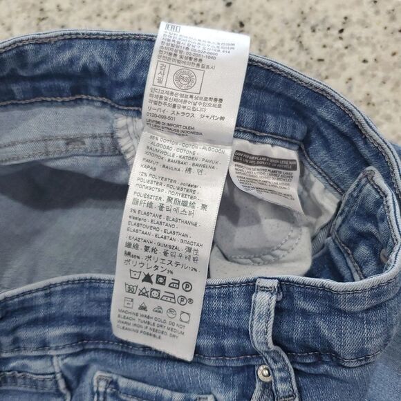 Levis Classic Mid Rise Skinny Womans Jeans, Size 31 - Picture 7 of 8